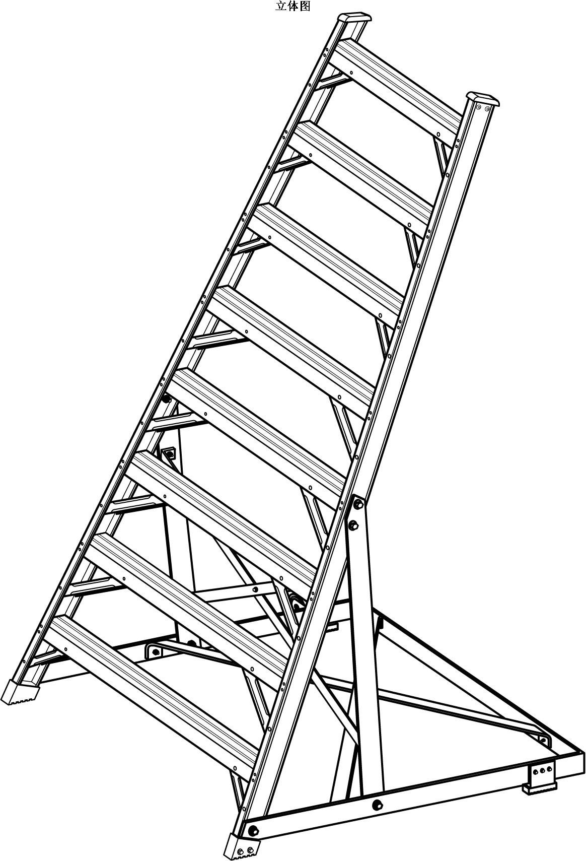 长长的梯子图画,很长的梯子怎么立起来